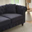 Canapé modulaire 63,5 po Chesterfield