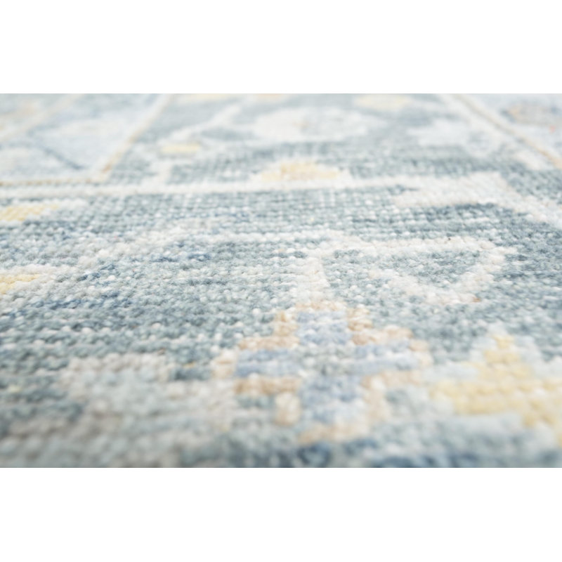 Tapis noué à la main de style rétro Dover