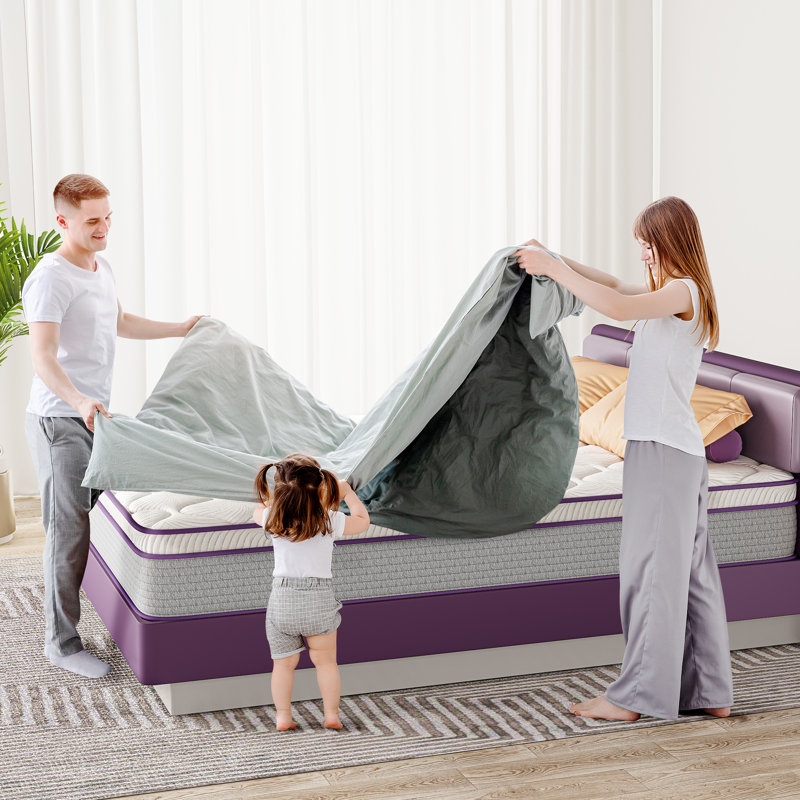Matelas hybride à plateau-coussin moyen, Complet/Double, 10"