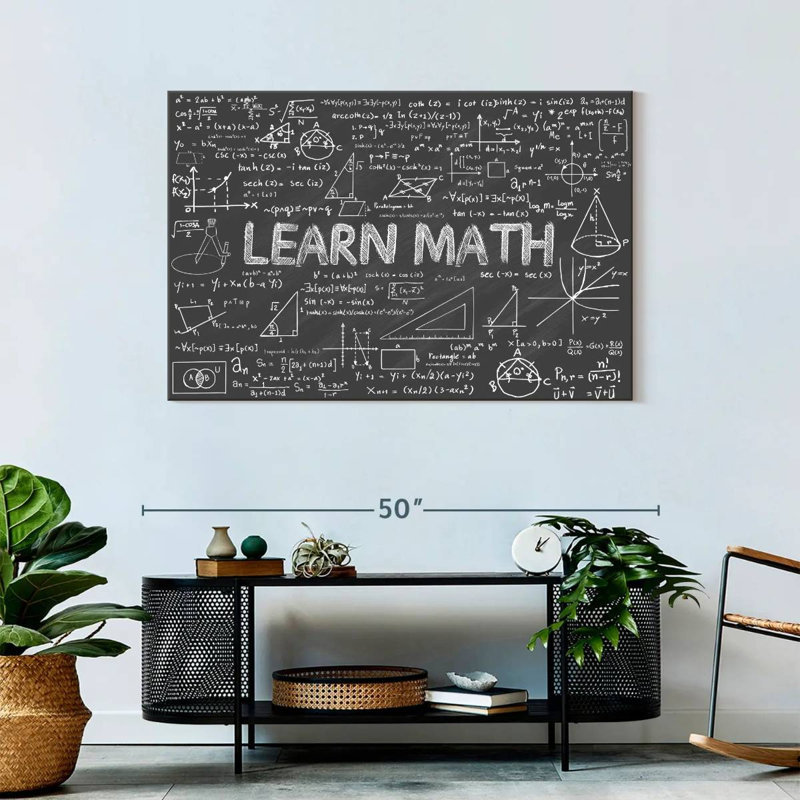 Math - impression sur toile tendue, 30" H x 45" W x 1.25" D