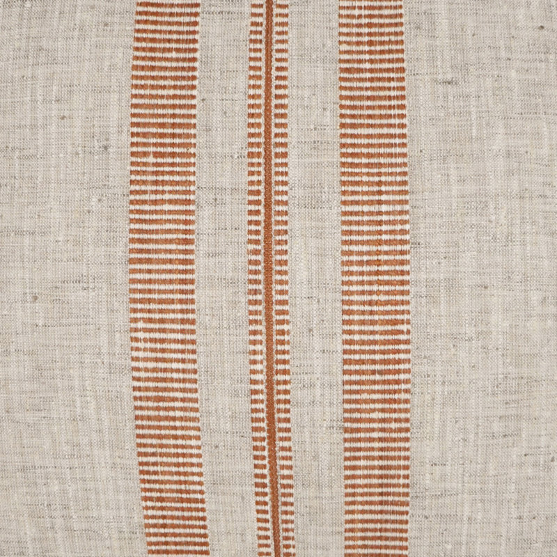 Double Decorative Pillow, Terracotta, Square 36"