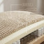 Canapé modulaire en L 102 po en forme de L de 102 po - Sièges en mousse à mémoire de forme, repose-pieds mobile, lit ou chaise de bricolage. Assemblage sans outil en 30 minutes-773150379