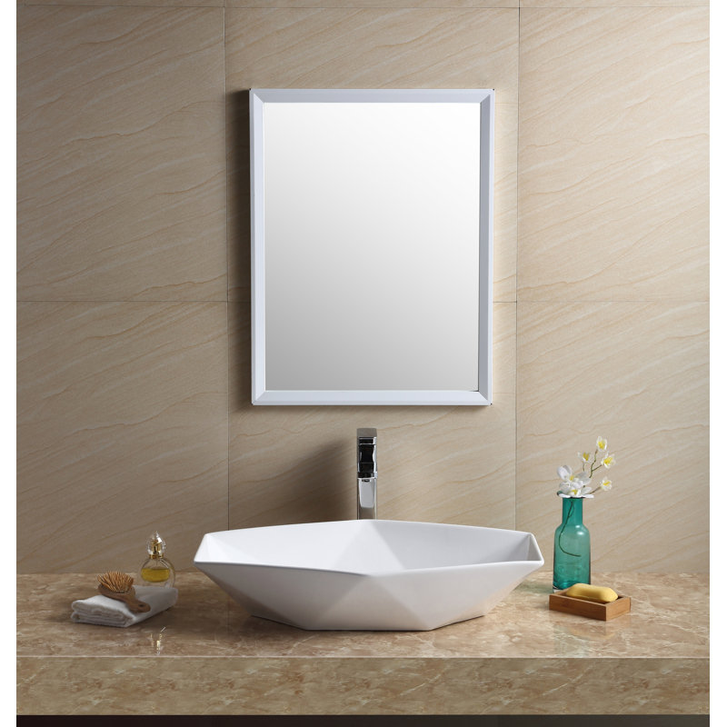 Lavabo de salle de bain pour bateau spécialité en porcelaine vitreuse Modern