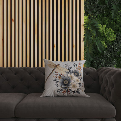 Coussin décoratif intérieur / extérieur Dragonfly Haven