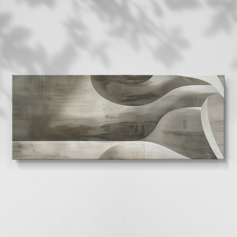 Toile tendue avec châssis abstrait Series # 4 XC III, H 20 po x l 50 po