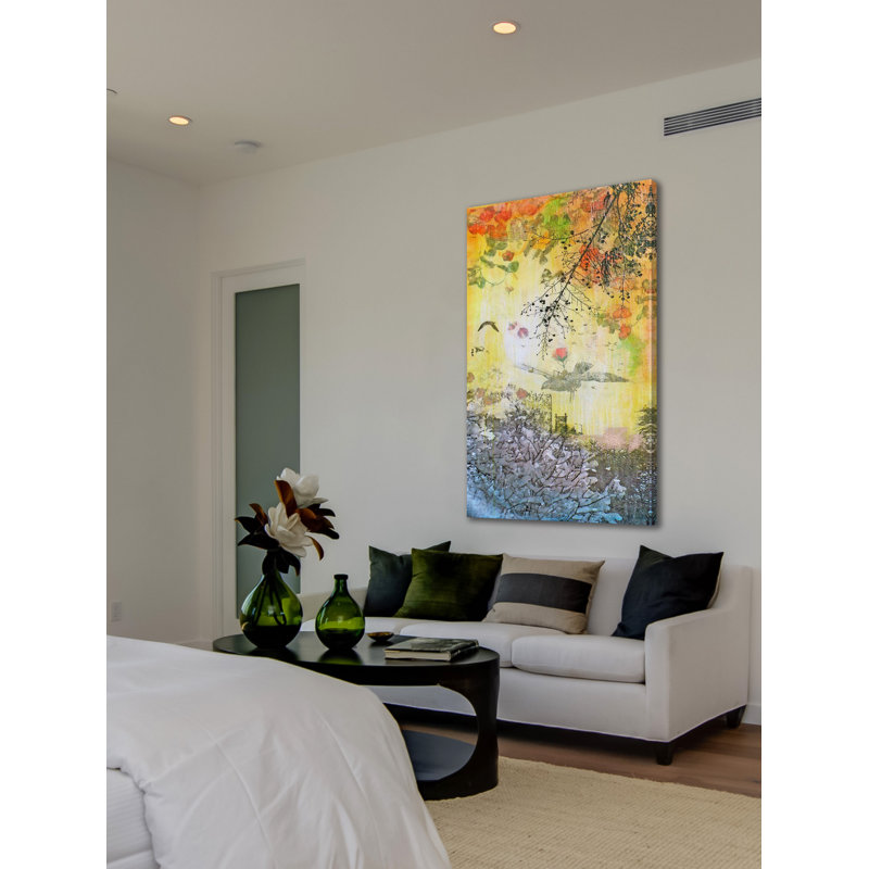 Mechanique by Tracy Silva Barbosa - Wrapped Canvas Painting, 61 cm H x 30 cm W