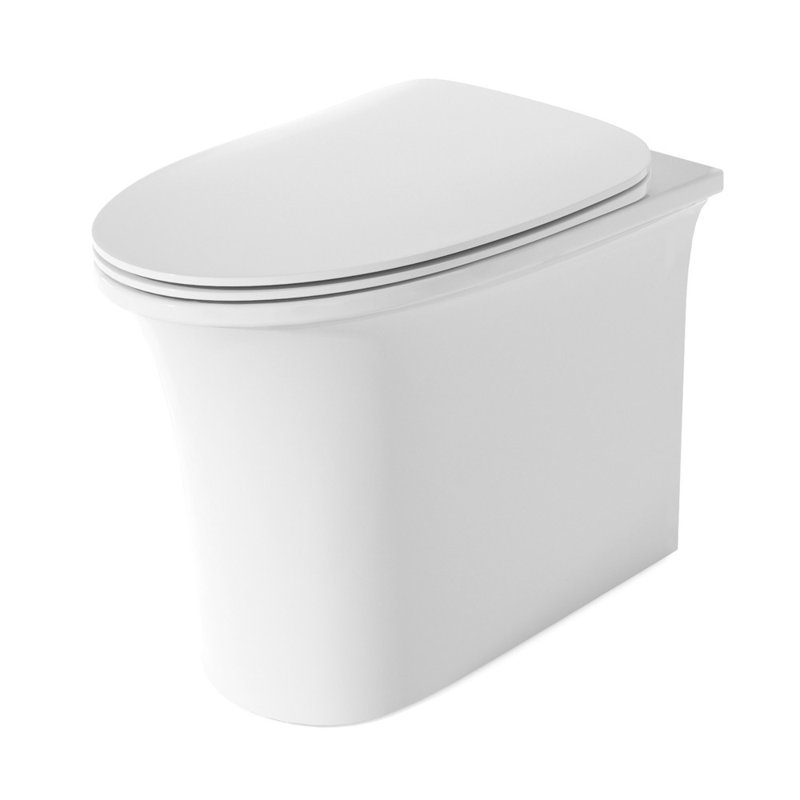 White Stone 4.5L LPF Round Wall Mounted Kit (Seat Included)