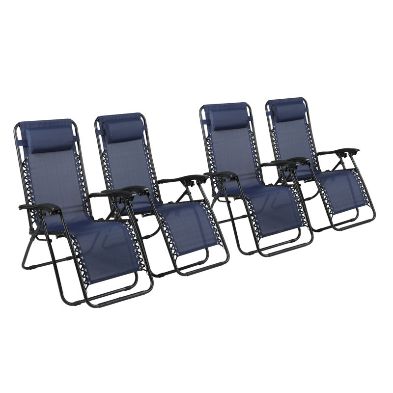Méridienne inclinable sans gravité Gambrill Chairs, Bleu marine