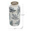 Vase à fleurs avec motif floral-2026589561
