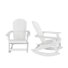 Chaise berçante Arrirack Adirondack pour l'extérieur Arrlo