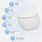 One-Piece 1.1/1.6 GPF Dual Flush Eggy Elongated Toilet in White with Siphon Jet Flush-113196333