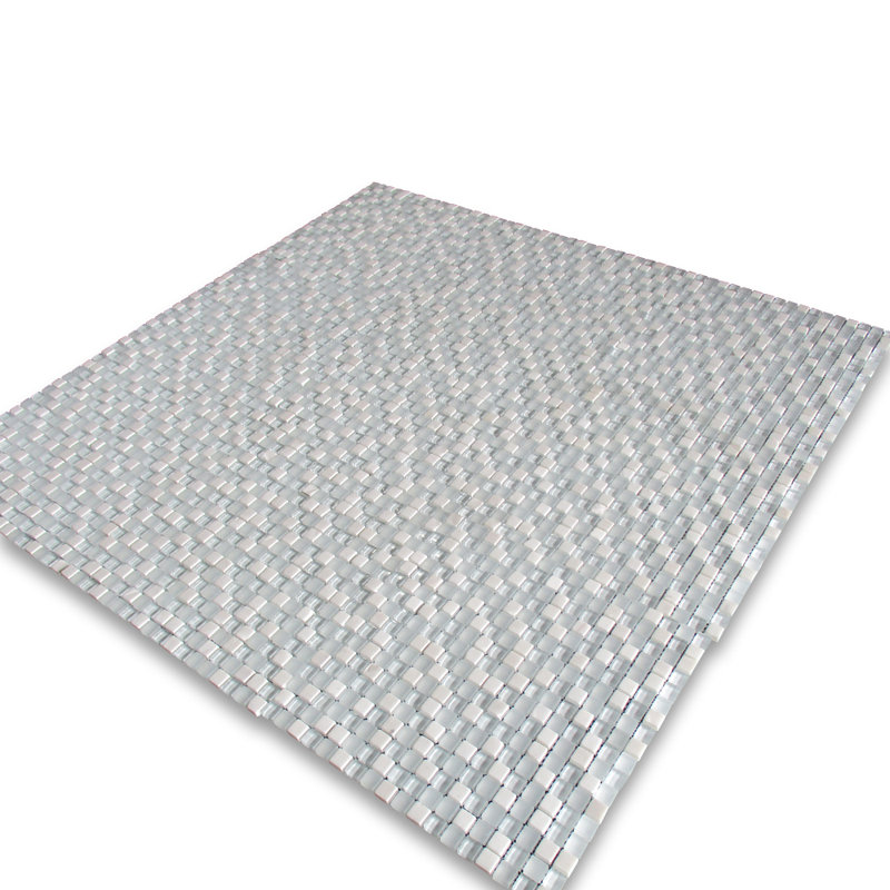 Carreau de mosaïque 12 po x 12 po, Blanc