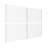 4pack White Pegboard Panels Metal Tool Organizer for Garage Workshop Kitchen Home Wall Storage