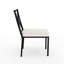 Chaise de patio empilable avec cadre en acier Martha Stewart