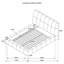 Grand lit plateforme tapissier Shirley 48 po crème-1520524565-1520524564