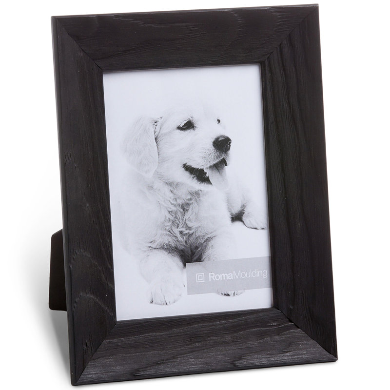 Wood Matte Picture Frame, 8" x 10", Black