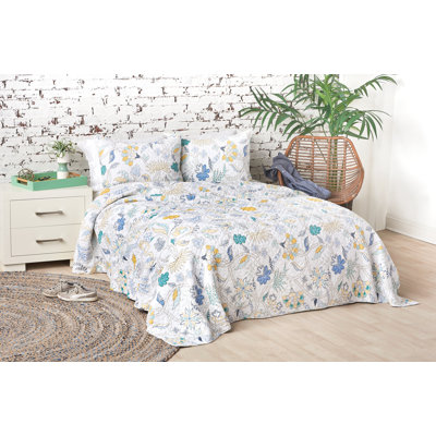 Courtepointe réversible en coton Brie Hayley