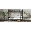 Metal Bunk Bed Full Xl Over Queen In Black - Safe And With Slats Wear-