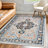 Boho Oriental Area Rug Non-slip Washable Low Pile Carpet-1074072952-1074072956