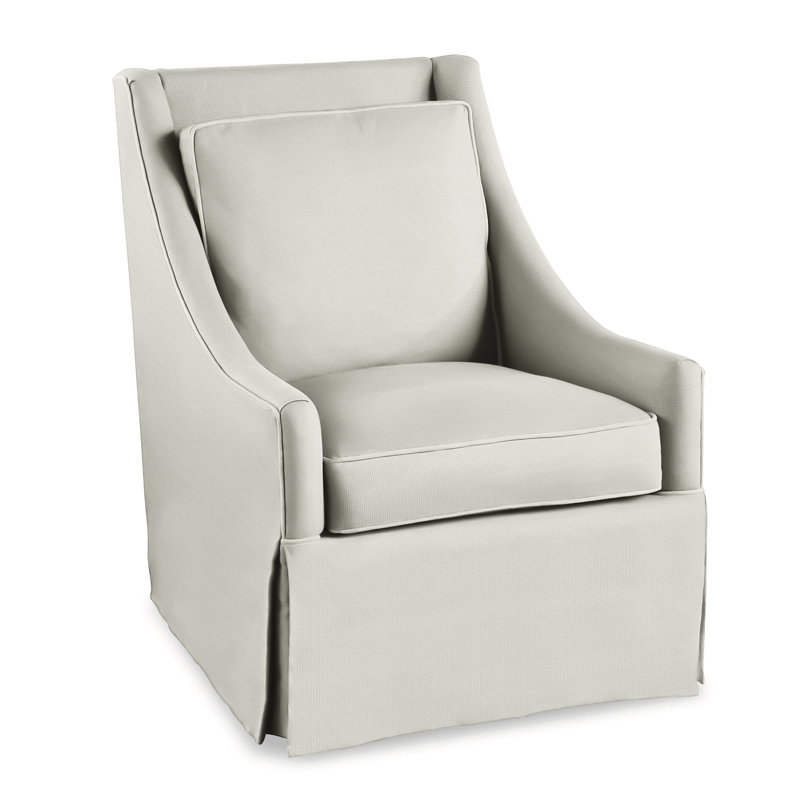 Fauteuil rembourré Teagan, Bleu Fantail 0569-66