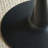 Walnut+Black Round Solid Wood Dining table-118760529