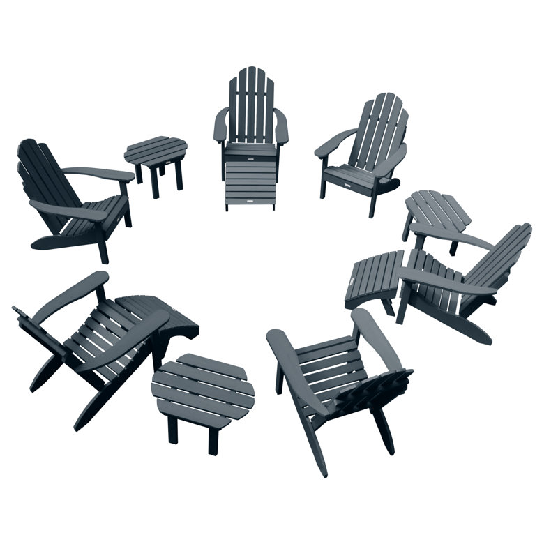 Anette 6 - Person Patio Conversation Set, Federal Blue