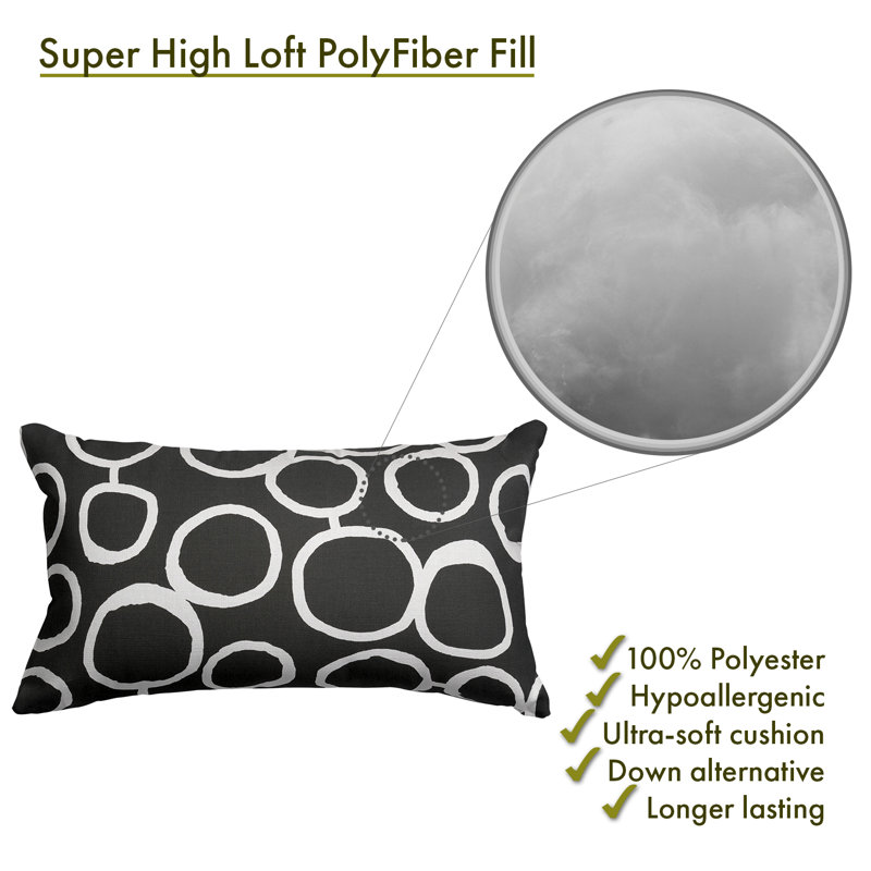 Coussin Fusion, Noir