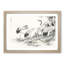 Japanese Cranes by the Bamboo by Numata Kashu - Picture Frame Painting Print-55770523-55770522