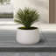 POT DE FLEURS, BLANC 25,5 x 16 po-976615514