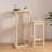 Bar Table White 23.6"X23.6"X43.3" Solid Wood Pine-809752481