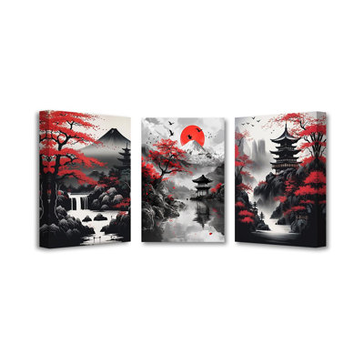 3 Piece Wrapped Canvas Print