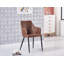 Eatonton 4 Person Dining set - a Rectangular Extendable Dining Table with Metal Legs and a Set of 4 Faux Leather Dining Chairs for Dining Room - Modern Dining Table Set-1021134239-1021134232-1021134235
