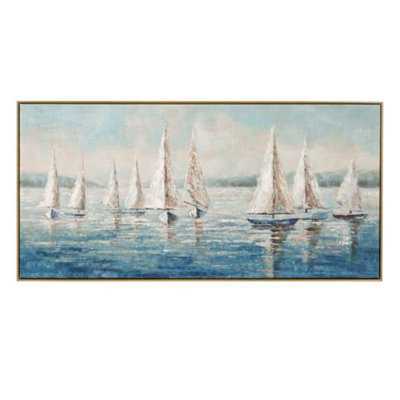 «Sailing Day», toile encadrée