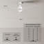 Ventilateur de plafond intérieur / extérieur 60 po avec lumière DEL, intensité variable 6CCT Valen, ventilateur de plafond avec télécommande Valen - blanc mat-18285799-18285798