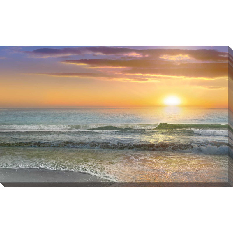 «Dawn Rays», reproduction de photo, H 24 po x l 40 po x P 1,5 po, Toile tendue