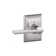 Latitude Lever with Addison Trim Non-Turning Lock