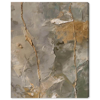 Art textuel abstrait sur toile Gossamer