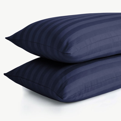 Aspire Homeware Ultra Soft & Breathable Microfiber Striped Pillowcase (Pack Of 2)
