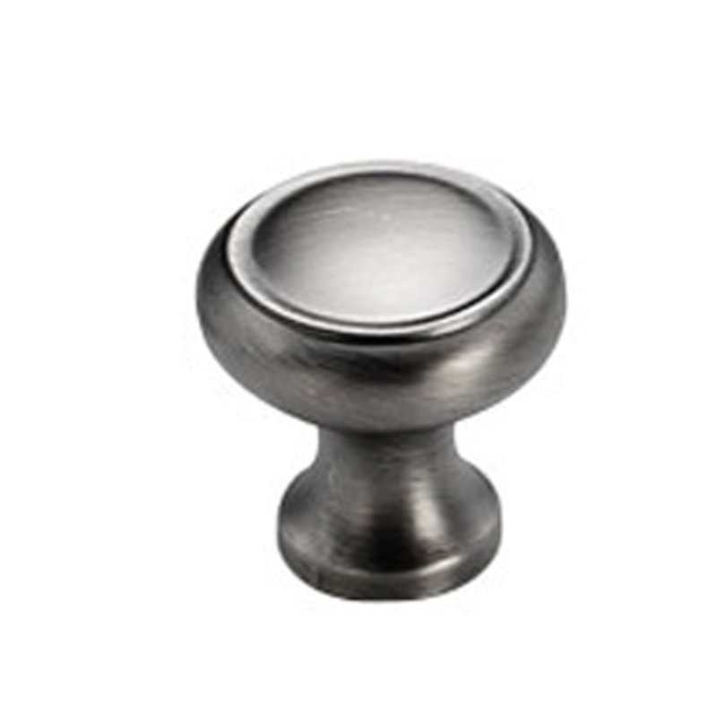 Poignée champignon de diamètre 1 3/16 po, Nickel brossé