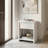 Serenova Modern 23" H 1 Drawer Nightstand With Open Shelf
