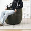 Petit fauteuil d'appoint pivotant en velours de 27 po de largeur (ensemble de 2)-97779049