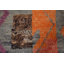 Tapis oriental à chevrons marocain noué à la main 8 x 11