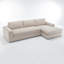 Essex 2-Piece 118" Upholstered Sectional-68934102-68934100