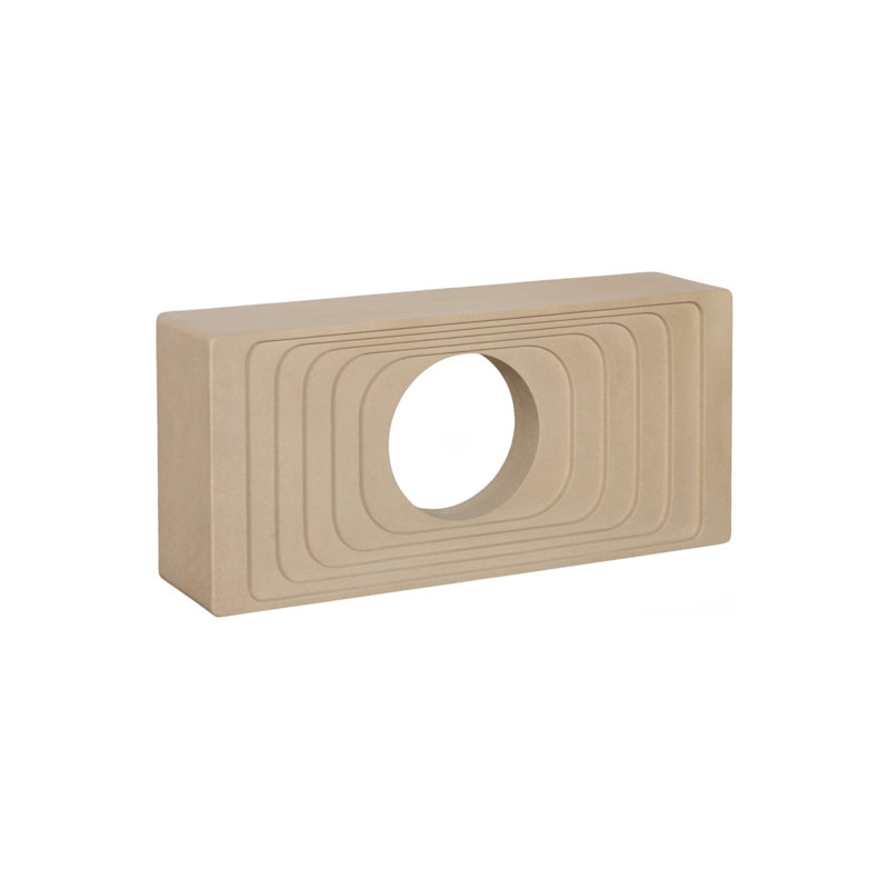 Centered Console Table, Sand Dune