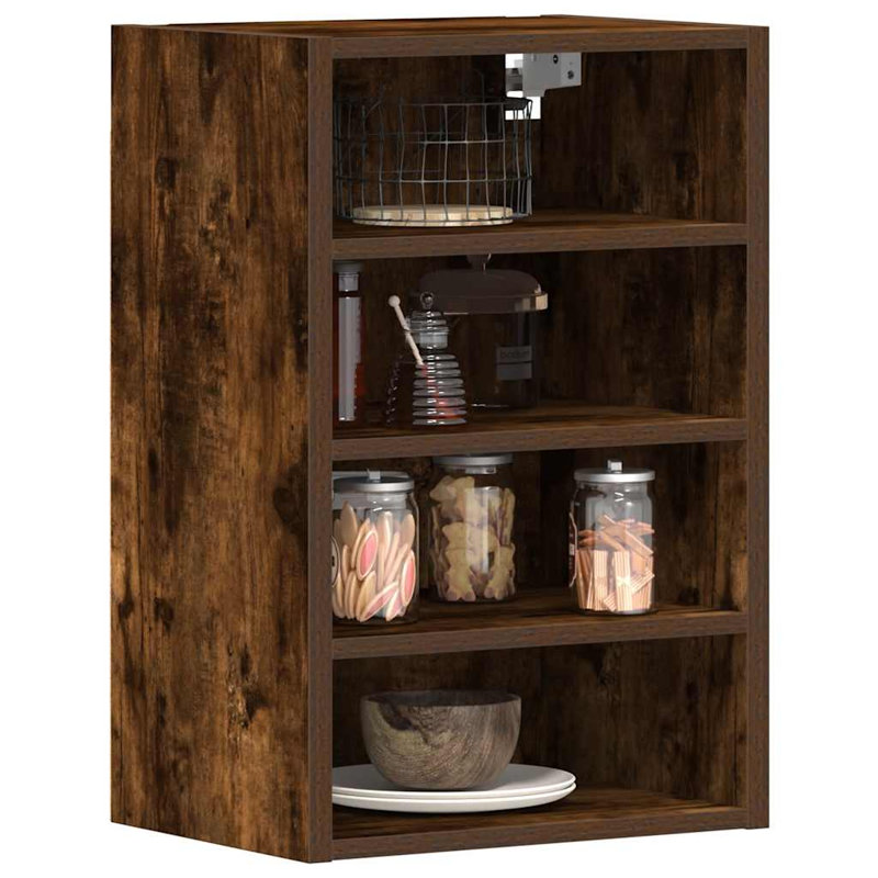 Hanging Cabinet Riga, Smoked Oak