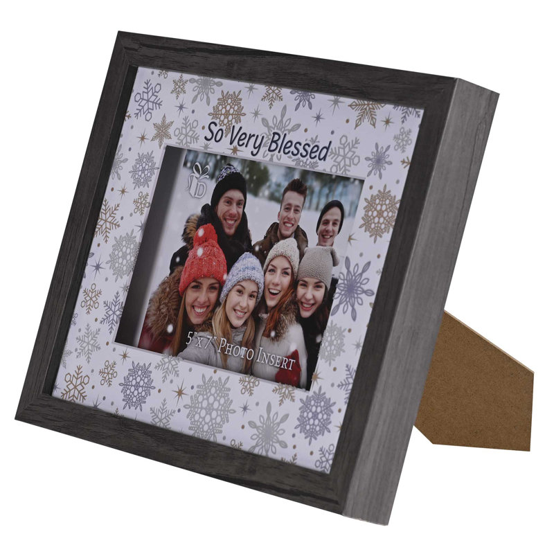 Cadre photo flocon de neige très béni 5 x 7