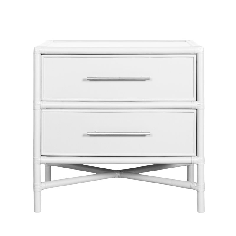 Venice 2 - Drawer Nightstand, White