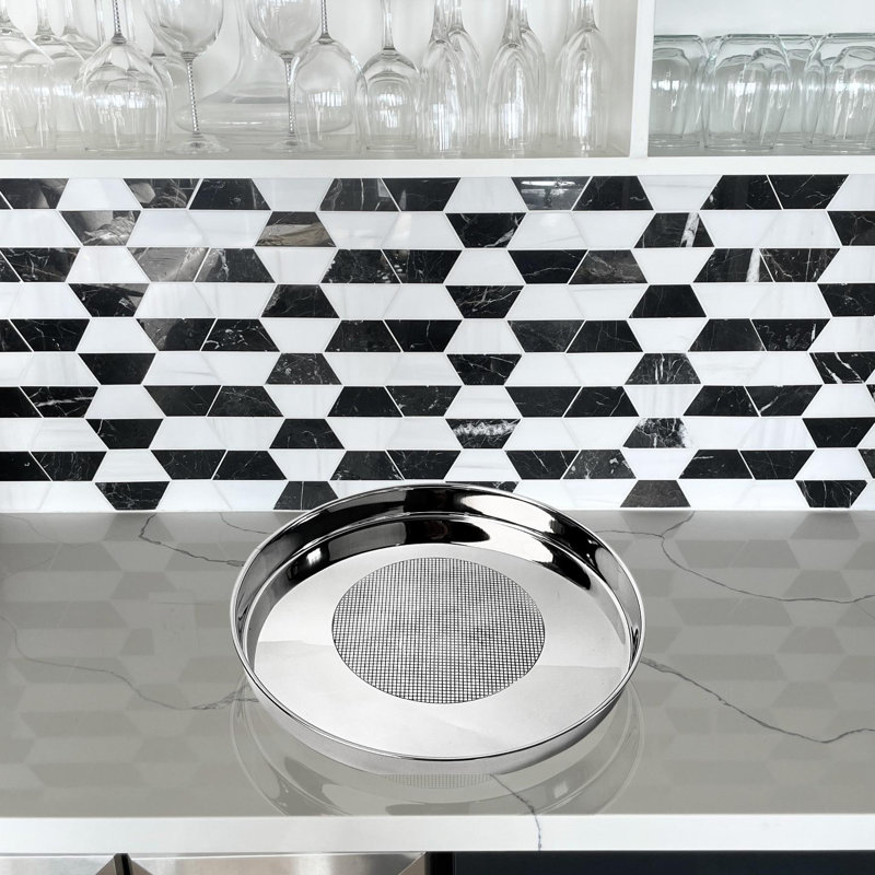 Plateau de garniture en acier inoxydable Lakisia