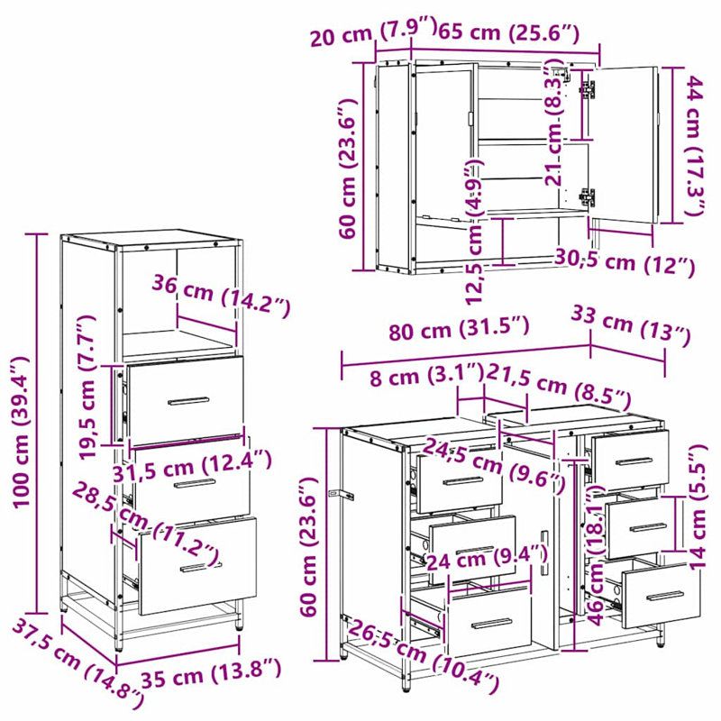 Bathroom Furniture Suite