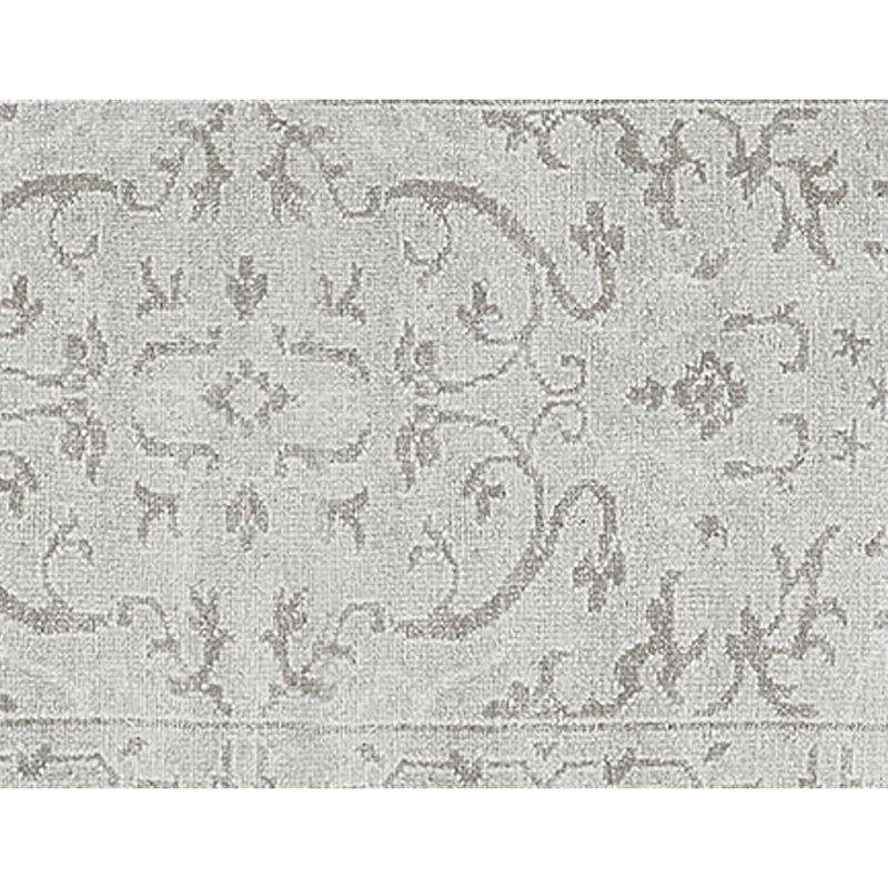 Hand-Knotted High-Quality Light Blue Runner